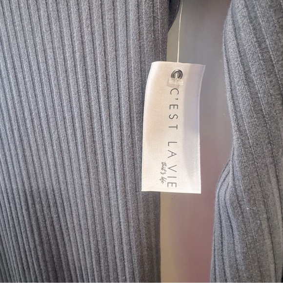 Long Sleeve Wide Ribbed Styling Sweater DRS - Picture 3 of 5